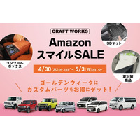 ゴールデンウィークは絶好のチャンス！ジムニー乗りに愛される「CRAFT WORKS」が挑む車内の夏対策。4/30(木)よりAmazonスマイルSALEにて、夏を涼しく過ごす厳選アイテムを特別価格で販売