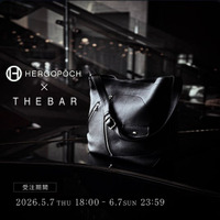 【HERGOPOCH × THE BAR】極上レザー×クロコを採用した別注バッグ「Touch Rock」5月7日より受注開始