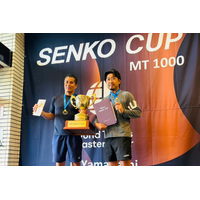 【テニス】佐藤政大選手が4大会連続優勝！MT1000 SENKO CUP in JAPAN 50歳以上ダブルス