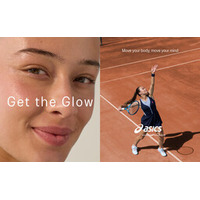 身体を動かしたあとのありのままの表情に注目した新キャンペーン「Get the Glow」を開始