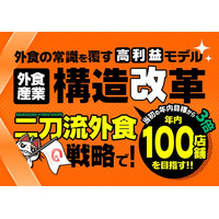 “二刀流外食”戦略で外食の常識を覆す店舗運営モデル改革へ　当初年内30店舗目標から3倍以上となる年内100店舗体制を目指す