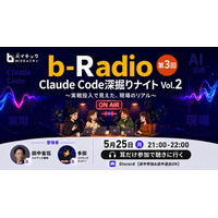 【バイテック生成AIオンラインスクール】実践型AIコミュニティ「b-Crew」にてリスナー参加型ラジオ「b-Radio」第3回を開催
