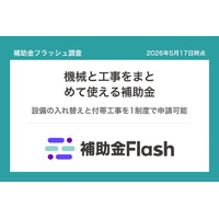補助金フラッシュ調査、機械を入れ替えたい中小企業へ──設備購入と工事費を