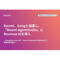 Boomi、Gongと協業し、「Boomi Agentstudio」にRevenue AIを導入