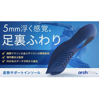 【世界累計販売数 50,000個突破】姿勢サポートインソール「archfine.」がMakuakeにてクラウドファンディングを開始