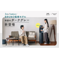【3分に1台売れた！】話題のハミングウォーター「BRUNO監修モデル」より「ダークグレー」が新登場！