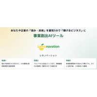 【機能拡充】事業創出AI『Lemonovation（レモノベーション）』、Excel・Markdown出力に対応