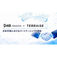 株式会社TERRAISE、DeNA America. Inc. と日本市場におけるパートナーシップを締結
