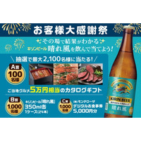【お客様大感謝祭】ご当地グルメ5万円相当のカタログギフトなど、豪華賞品が抽選で最大2,100名様に当たる！