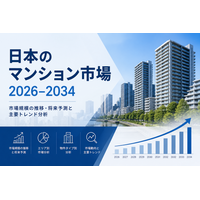 日本の分譲マンション・アパート市場規模、2034年までに1億120万米ドルに到達 | 年平均成長率（CAGR）6.42%で拡大