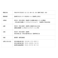 市町と連携して集客を図ります！「伊豆おシゴトさがしフェア2026」開催