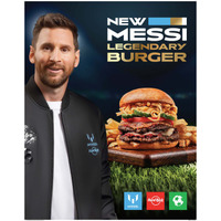 アメリカンレストラン「ハードロックカフェ」メッシの名を冠した期間限定スペシャルバーガー「MESSI LEGENDARY BURGER」