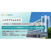 統合型ケアマネジメントシステム「ハイケアウェルネス」、大学病院など大規模医療機関の医局管理効率化と働き方改革に向け、「ハイケアウェルネス 医局向けエディション」を提供開始