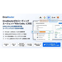 OrcaRouterがオープンソースAIコーディングエージェント「Kilo Code」に対応 ― VS Code・JetBrains・CLIから200以上のLLMを直接利用可能に、トークン上乗せ0%