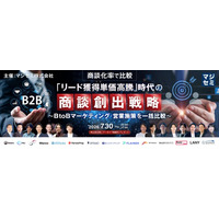 『商談化率で比較「リード獲得単価高騰」時代の商談創出戦略』というテーマのウェビナーを開催