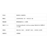 株式会社Lupinus、 JCOM株式会社と共同で人工知能学会にて発表を行いました