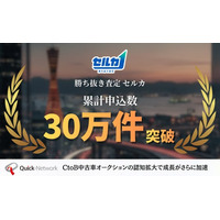 【勝ち抜き査定 セルカ 】累計申込件数30万件を突破！