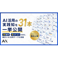 AI活用を「知る」から「選んで動く」へ。株式会社AX、AI推進担当者が自社の次の一手を選べるホワイトペーパー31本を無料公開