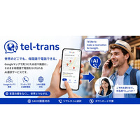 Googleマップから母国語で病院へ電話できるAI通訳電話「tel-trans」を初公開
