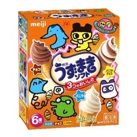 発売30周年同士のコラボレーション「明治うずまきソフト（たまごっちパッケージ）」 2026年7月上旬より発売