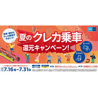 夏休み期間のキャッシュレス推進に向けて「東京メトロ 夏のクレカ乗車 還元キャンペーン」を実施します！