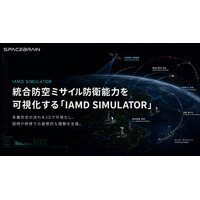 スペースデータ、統合防空ミサイル防衛能力を可視化する「IAMD SIMULATOR」をリリース