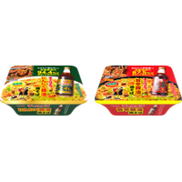 ｢明星 チャルメラ スタミナ源たれ にんにく醤油焼そば/焼肉のたれ辛味家 旨辛醤油焼そば｣7月27日(月)発売
