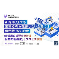 『AIを導入しても、業務KPIが改善しない企業には何が足りないのか』というテーマのウェビナーを開催