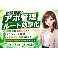 【解説】出張買取のアポ管理・訪問ルートの効率化はどうする？訪問件数を最大化するスケジュール管理の方法と、ドタキャン・不在・日程変更を減らす事前連絡の仕組み──稼働率を上げる予約受付から前日確認まで