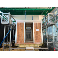 【金沢工業大学 産学連携】南海トラフ等巨大地震に備える「開放型アルミ耐震シェルター」の耐震性を実証