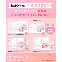 業界シェア No.1 × TikTok フォロワー750万人超【あさみみちゃん】公式コラボ 婚姻届・出生届・ウェルカムアートボード・クリアファイル 7月31日（金）発売