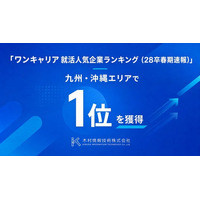 木村情報技術、「ワンキャリア 就活人気企業ランキング（28卒春期速報）」九州・沖縄エリアで1位を獲得。対面での接点づくりを重視した採用活動が奏功
