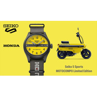 セイコー 5スポーツ＞より、「ホンダ モトコンポ」との