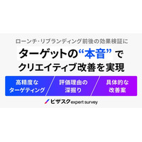 ビザスク、ターゲットの“本音”でクリエイティブを評価する新サービス「クリエイティブ検証」を提供開始