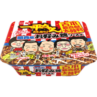 ｢明星 一平ちゃん夜店の焼そば 関西風お好み焼ソース味｣コラボパッケージ 2026年8月下旬 数量限定 順次出荷