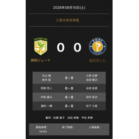 ノジマTリーグ　2026-2027シーズン　公式戦　8月15日開催　静岡ジェード　vs　金沢ポート　対戦オーダー発表