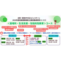 2026年度 妊娠葛藤相談支援者養成研修 　＜居場所・生活支援・包括的性教育＞コースを開催します！！