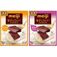 フォークで楽しむ冷たいご褒美スイーツ「明治生チョコ仕立てスイーツ」9月21日先行発売