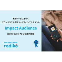 radikoとDATUM STUDIO、実測データに基づくブランドリフト予測ターゲティングセグメント「Impact Audience」を共同開発