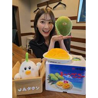 沖縄県産キーツマンゴーがラジオ放送記念価格!TFM｢JAタウンまるかじり｣で潮紗理菜さんと茂木建生さんが紹介
