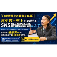 【1億回再生の裏側を公開】「再生数＝売上」を実現するSNS動線設計論とは！？株式会社インデンコンサルティング主催のオンラインセミナーにて、令和の虎・榊󠄀原清一が“成果に直結するSNS運用”を解説！