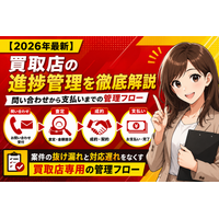 買取店の問い合わせから査定・成約・支払いまでの進捗管理を解説。案件の抜け漏れと対応遅れをなくす買取店専用の管理フロー──電話・LINE・メール・Web予約の一元化、査定保留客の追客、振込・入金管理まで