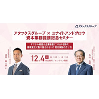 オンラインセミナー『中堅中小企業におけるAI・DXの現実解はどうあるべきか？』2026年12月4日（金）開催決定～会計・税務・経営コンサルティングのアタックスグループ