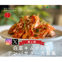 混ぜるだけで本格生キムチ！昨年即完売の「白菜キムチの素」アンバサダー、9月14日より募集開始