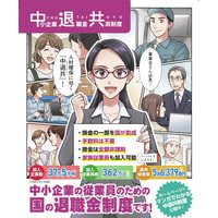 約37万5千の企業が加入する「中小企業退職金共済制度」 積立掛金の一部を国が助成!?＊ もっと知りたい制度を漫画で紹介 WebCM・各種広告・SNSなどを10月1日より展開 *一部対象外有
