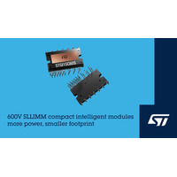 STマイクロエレクトロニクス、エアコン、ヒートポンプ、生活家電向けに、大幅な小型化を実現したインテリジェント・パワー・モジュールの新製品を発表