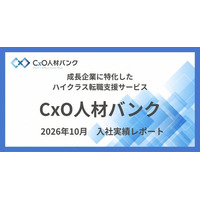 【入社実績のご報告】CxO人材バンクを通じ、2026年10月度に4名のハイクラス人材が成長企業・上場企業へジョインしました