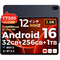 【Amazon秋の先行セール】RebotAiの12インチ2.5Kタブレット「AF12」が45％OFFの26,599円に。Android 16とGemini AIを搭載し、映像も日常使いも快適に