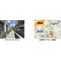 JR大阪駅前の「大阪ダイヤモンド地区」でにぎわい創出や回遊性向上の効果を検証