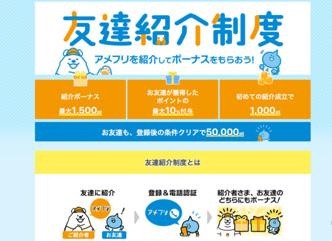 アメフリは危ない?評判やポイントの稼ぎ方を徹底解説 image 2 1 - アメフリは危ない?評判やポイントの稼ぎ方を徹底解説